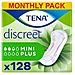 Lady Mini Plus Discreet Asciugamani Per La Luce Della Vescica Debolezza Mensile Confezione Da 128 Incontinenza Pads Per Le Donne - Foto miniatura 1