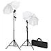 Kit Studio Fotografico con Luci Ombrelli Fondale e Riflettore - Foto miniatura 8