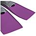 Long Blade Rubber Fins 30/32 Viola - Foto miniatura 2