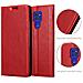 Custodia Compatibile Con Motorola Moto G9 Play In Rosso Mela - Coperchio Protettiva Con Chiusura Magnetica, Funzione Stand E Tasca Per Le Carte - Foto miniatura 5