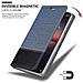 Custodia Compatibile Con Sony Xperia 1 Ii (2. Version) In Blu Scuro Nero - Coperchio Protettiva Con Chiusura Magnetica, Funzione Stand E Tasca Per Le Carte - Foto miniatura 7