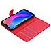 Custodia Compatibile Con Xiaomi Mi A2 Lite / Redmi 6 Pro In Rosso Carminio - Coperchio Protettiva Con Chiusura Magnetica, Funzione Stand E Tasca Per Le Carte - Foto miniatura 8