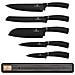 Bh-2535 Set Di Coltelli Da Cucina Black Rose Con Striscia Magnetica - Foto miniatura 5