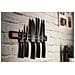 Bh-2535 Set Di Coltelli Da Cucina Black Rose Con Striscia Magnetica - Foto miniatura 7