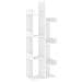 Libreria Bianca 48x25,5x140 cm in Truciolato - Foto miniatura 2