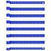 Paravento Da Balcone Blu E Bianco 90x500 Cm In Hdpe - Foto miniatura 1