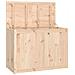 Contenitore Per Bucato 88,5x44x66 Cm Legno Massello Pino - Foto miniatura 2