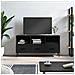 Mobile Porta Tv Nero 102x36x50 Cm In Legno Multistrato - Foto miniatura 1