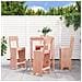 Set Da Bar Da Giardino 5 Pz In Legno Massello Di Douglas - Foto miniatura 1