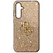 Cover Per Samsung Galaxy S23 Fe Paillette Silicone Rigida, Oro - Foto miniatura 1