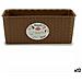 Vaso Rettangolare Da Balcone Stefanplast Marrone Pvc 13 X 11 X 28,5 Cm (12 Unità) - Foto miniatura 1