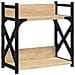 Supporto Stampante 2 Piani Rovere Sonoma 40x20x40cm Multistrato - Foto miniatura 2