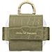 Borsa Mini Per Airpods 3 Modello Flo Textured Croco Con Moschettone, Verde - Foto miniatura 2
