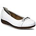 White Casual Closed Ballerinas Ballerine Pelle Scarpe Donna Bianco Eu 39, L9360-80 - Foto miniatura 1