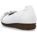 White Casual Closed Ballerinas Ballerine Pelle Scarpe Donna Bianco Eu 39, L9360-80 - Foto miniatura 3