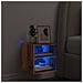 Mobile TV a Parete con Luci LED Legno Antico 30x28,5x30 cm - Foto miniatura 6