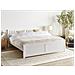 Letto Legno Di Pino Olendon 180 X 200 Cm Bianco - Foto miniatura 1