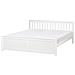 Letto Legno Di Pino Olendon 180 X 200 Cm Bianco - Foto miniatura 2