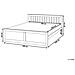 Letto Legno Di Pino Olendon 180 X 200 Cm Bianco - Foto miniatura 5