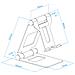 Keops Supporto passivo Telefono cellulare /smartphone, Tablet /UMPC Nero - Foto miniatura 11