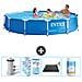 Piscina Fuori Terra - In Giro - 366x366x76 Cm - Blu - Include Accessori Coordinati Cb92 - Foto miniatura 1