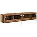 Mobile TV con luci LED 2 pz Legno antico 80x35x31 cm - Foto miniatura 7