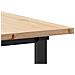 Tavolo da Pranzo Telaio a O 180x90x75,5 cm Legno Pino e Acciaio - Foto miniatura 7