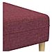Divano in tessuto con cuscino 3 pcs Rosso Vino 208 cm Tessuto - Foto miniatura 8