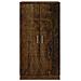 Scarpiera Rovere Fumo 55x35x108 cm in Legno Multistrato - Foto miniatura 5