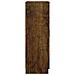 Scarpiera Rovere Fumo 55x35x108 cm in Legno Multistrato - Foto miniatura 7