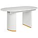 Tavolo Da Pranzo Estensibile Dulverton Bianco 160/200 Cm 90 Cm - Foto miniatura 4