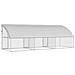 Gabbia per polli Argento 600 x 200 x 198.5 cm Acciaio zincato - Foto miniatura 5