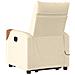 Poltrona Alzapersona Massaggiante Reclinabile Crema in Tessuto - Foto miniatura 7
