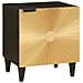 Comodino 2 pcs Nero e Oro 40 x 33.5 x 46 cm - Foto miniatura 2