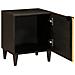 Comodino 2 pcs Nero e Oro 40 x 33.5 x 46 cm - Foto miniatura 3