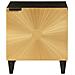Comodino 2 pcs Nero e Oro 40 x 33.5 x 46 cm - Foto miniatura 4