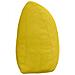 Cuscino per Schiena Giallo 160 x 24 x 50 cm Velluto - Foto miniatura 7