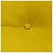 Cuscino per Schiena Giallo 160 x 24 x 50 cm Velluto - Foto miniatura 8