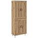 Credenza Rovere artigianale 69,5 x 34 x 180 cm - Foto miniatura 1