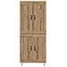 Credenza Rovere artigianale 69,5 x 34 x 180 cm - Foto miniatura 8