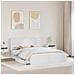 Letto con Contenitore Bianco 160 x 200 cm Legno multistrato - Foto miniatura 3