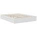 Letto con Contenitore Bianco 160 x 200 cm Legno multistrato - Foto miniatura 6