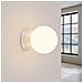 Lampada A Parete Zori Bianco Ip44 Sl. 1903 - Minimalist Lampada Da Parete Bianco 12x12x16 Cm - Foto miniatura 4