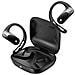 Auricolari Sport Bluetooth Cuffie Aperte A Conduzione Aerea Certificati Ip54, Nero - Foto miniatura 1