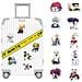 100 Adesivi Graffiti Anime - Hunter X Hunter - Decalcomanie In Pvc Impermeabile Per Laptop, Valigie E Altro - Foto miniatura 7