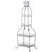 Espositore In Metallo Con 4 Ripiani Cm Grigio 73,03x48,9x188,6h - Foto miniatura 4