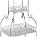 Espositore In Metallo Con 4 Ripiani Cm Grigio 73,03x48,9x188,6h - Foto miniatura 7