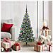 Albero di Natale con 150 LED con supporto Verde 120 cm PVC - Foto miniatura 2