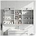 Set di Armadi da Bagno con porta 3 pcs 110 x 10,5 x 60,5 cm - Foto miniatura 2
