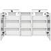 Set di Armadi da Bagno con porta 3 pcs 110 x 10,5 x 60,5 cm - Foto miniatura 7